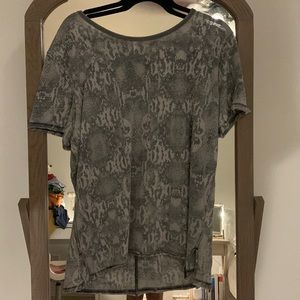 Free people snakeskin tee